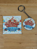 Angelman Strong keychain/magnet