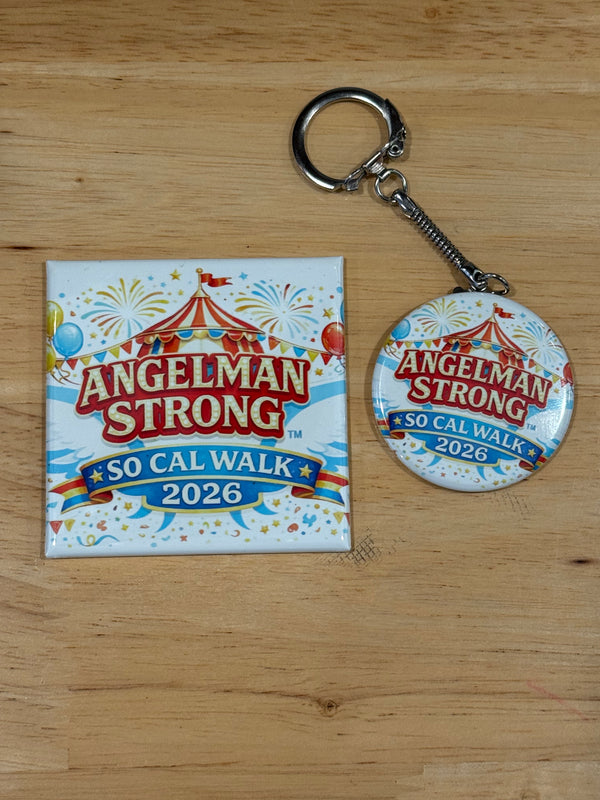 Angelman Strong keychain/magnet